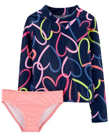 Size for 7 YERS Age Color NEON Orange 7. NEW CARTERS Girls Baby 3 Piece Rash Guard Swim Set UPF 50+ Size for 7 YERS Age Color NEON Orange 7. NEW CARTERS Girls Baby 3 Piece Rash Guard Swim Set UPF 50+